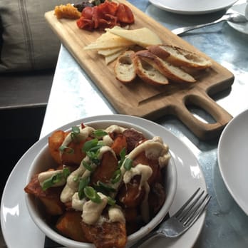 Satis Bistro - Soppressata Picante, Manchego, and Patatas Bravas - Wine Bars Near Me - Jersey City, New Jersey Satis Bistro - Soppressata Picante, Manchego, and Patatas Bravas - Wine Bars Near Me - Jersey City, New Jersey
