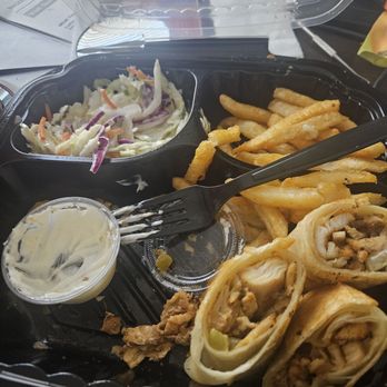Green Corner Restaurant - Al Sham chicken combo. Eating the rest for dinner - Mediterranean Near Me - Chandler, Arizona