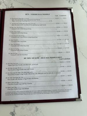 Menu photo 5 Bun Bo Hue Restaurant Portland, OR