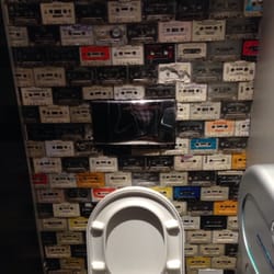 Neighbourhood Brewbar - Interesting bathroom decorating here.