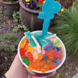 a bowl of gummy bears