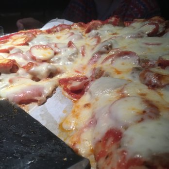 Chi Chi's Pizza - Large pepperoni and meatball pie with toppings underneath - this is the way your pizza will come out unless you ask for toppings on top. - Pizza Near Me - Northridge, California Chi Chi's Pizza - Large pepperoni and meatball pie with toppings underneath - this is the way your pizza will come out unless you ask for toppings on top. - Pizza Near Me - Northridge, California