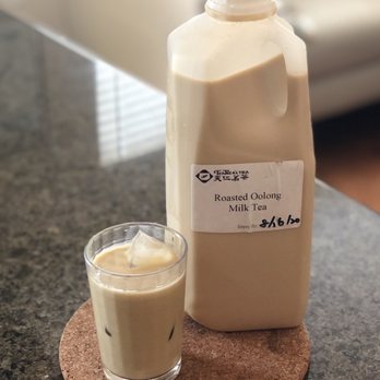 Ten Ren Tea - Half gallon roasted oolong milk tea - Bubble Tea Near Me - Cupertino, California Ten Ren Tea - Half gallon roasted oolong milk tea - Bubble Tea Near Me - Cupertino, California