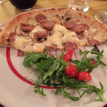 Nerone - Pizza cut in half because we were sharing - Pizza Near Me - Rome, RM Nerone - Pizza cut in half because we were sharing - Pizza Near Me - Rome, RM