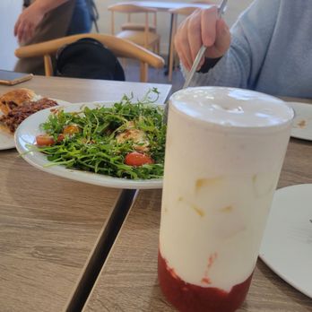 Bancone - Strawberry latte - Coffee & Tea Near Me - Cypress, California Bancone - Strawberry latte - Coffee & Tea Near Me - Cypress, California