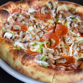 Not Your Average Joe's - Bedford - The Works pizza - New American Near Me - Bedford, Massachusetts Not Your Average Joe's - Bedford - The Works pizza - New American Near Me - Bedford, Massachusetts