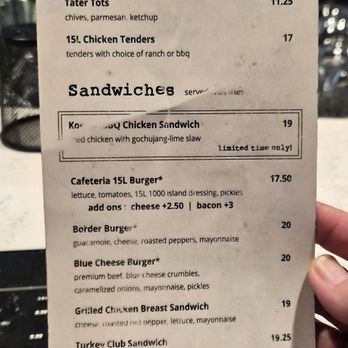 Cafeteria 15L - Airport - January 2026 menu - American Near Me - Sacramento, California Cafeteria 15L - Airport - January 2026 menu - American Near Me - Sacramento, California