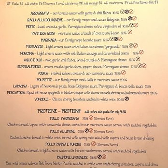 Cucina Basilico - Pasta menu - Italian Near Me - San Diego, California Cucina Basilico - Pasta menu - Italian Near Me - San Diego, California