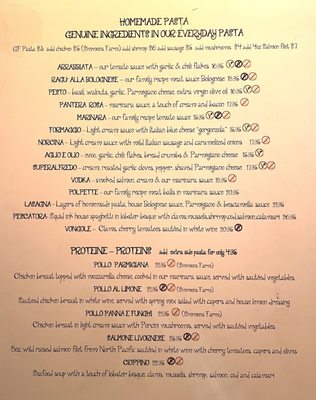 Menu photo 5 Cucina Basilico San Diego, CA