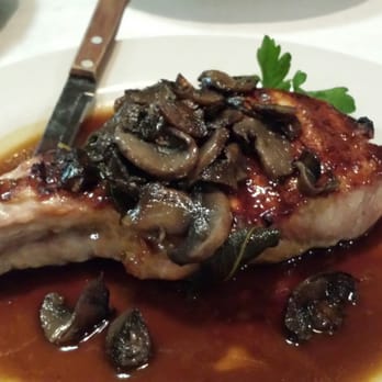 Laico's - Pork chop in marsala wine sauce. Yum!! - Italian Near Me - Jersey City, New Jersey