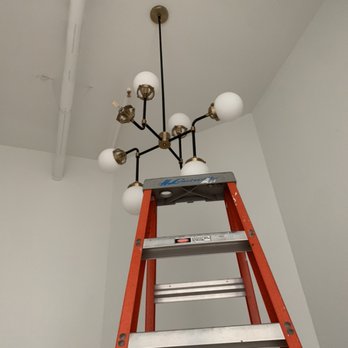 Lyte Home - Commercial Light fixture Hung In Midtown - Electricians Near Me Lyte Home - Commercial Light fixture Hung In Midtown - Electricians Near Me