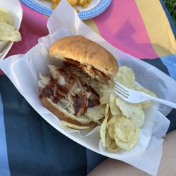 A $14 sandwich that had no flavor and minimal meat.