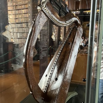 Trinity College Library - Brian Boru's harp - Libraries Near Me - Dublin, D Trinity College Library - Brian Boru's harp - Libraries Near Me - Dublin, D