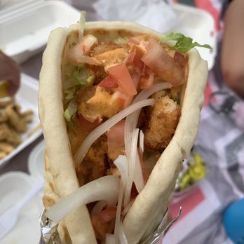 Mim's Mediterranean Grill - Hades Shrimp Gyro - Greek Near Me - Petoskey, Michigan