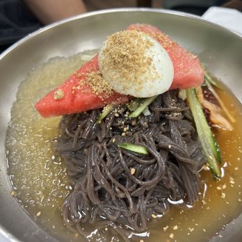 Ju Bang Jang - Mul (Brothy) Naengmyun (Cold Noodles) - Korean Near Me - Flushing, New York Ju Bang Jang - Mul (Brothy) Naengmyun (Cold Noodles) - Korean Near Me - Flushing, New York