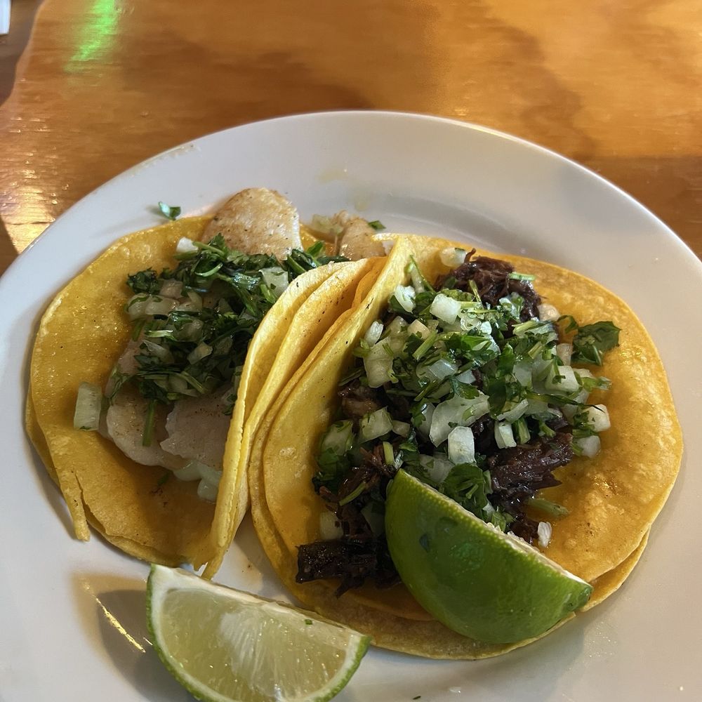 Nanys Tacos - Beef cheek taco and fish taco - Mexican Near Me - Williams, Arizona Nanys Tacos - Beef cheek taco and fish taco - Mexican Near Me - Williams, Arizona