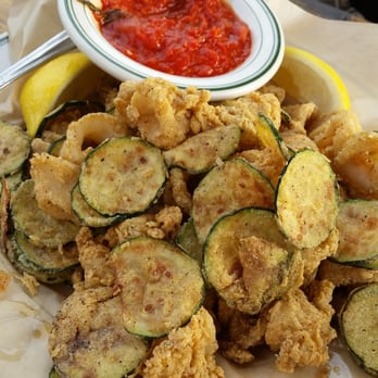 Mandola's Italian - Calamari and zucchini. - Italian Near Me - Bee Cave, Texas