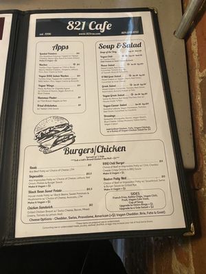 Menu photo 6 821 Café Richmond, VA