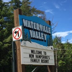 Mount Tecumseh - Parking in Lot 1 at Waterville Valley
