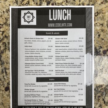 1981 Café - Lunch menu (2 of 2) - New American Near Me - Houston, Texas 1981 Café - Lunch menu (2 of 2) - New American Near Me - Houston, Texas