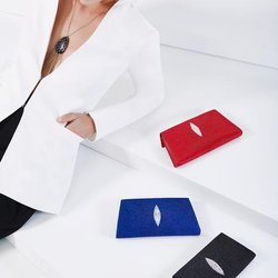 ORTU Leather - Stingray leather clutches (ORTU leather collab with Mison Zaragoza)