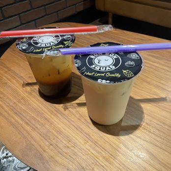 Bon Bon Tea House - Vegan Thai Tea & Rose Jasmine Milk Tea (no boba) - Bubble Tea Near Me - Chatsworth, California