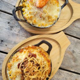 Lobster mac and pulled pork mac Lobster mac and pulled pork mac