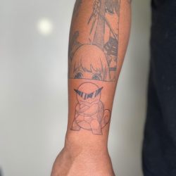 Cryptid Ink Tattoos - My right arm by @moonytattoos