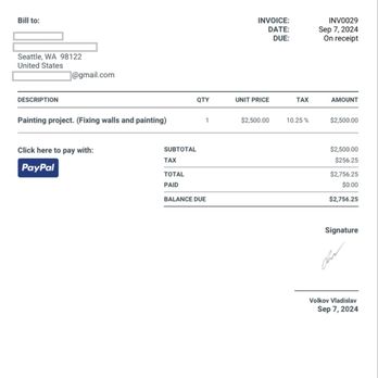 Topvolk Construction - The contract that I signed with Topvolk LLC. Once a 50% deposit was received, the company reneged on its agreement and refused to respond. - General Contractors Near Me - Bellevue, Washington Topvolk Construction - The contract that I signed with Topvolk LLC. Once a 50% deposit was received, the company reneged on its agreement and refused to respond. - General Contractors Near Me - Bellevue, Washington