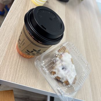 Sweet Serenity - I got a coffee and a blueberry scone 10/10 - Coffee & Tea Near Me - Leon Valley, Texas