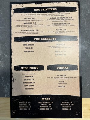 Menu photo 4 Pig N Pub White Bluff, TN