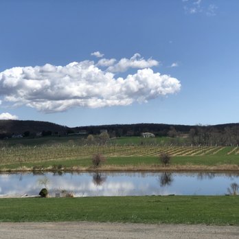 Gouveia Vineyards - View of the pond on the property. - Wineries Near Me - Wallingford, Connecticut Gouveia Vineyards - View of the pond on the property. - Wineries Near Me - Wallingford, Connecticut