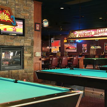 Side Pockets - 30 Pool Tables 3 Projection Screen & 22 Flat Screen TV's 2 Electronic Dartboards NFL Ticket House Pool League-Mon 8 or 9 Ball Tour-Sat - Pool Halls Near Me - Wichita, Kansas Side Pockets - 30 Pool Tables 3 Projection Screen & 22 Flat Screen TV's 2 Electronic Dartboards NFL Ticket House Pool League-Mon 8 or 9 Ball Tour-Sat - Pool Halls Near Me - Wichita, Kansas