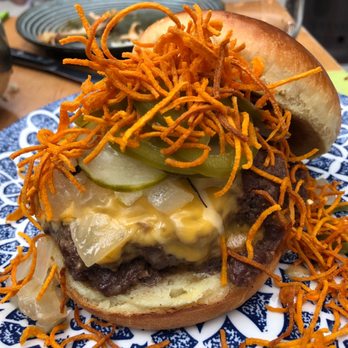 Mott St - The burger. I mean, if you haven't had this, order now! - Asian Fusion Near Me - Chicago, Illinois