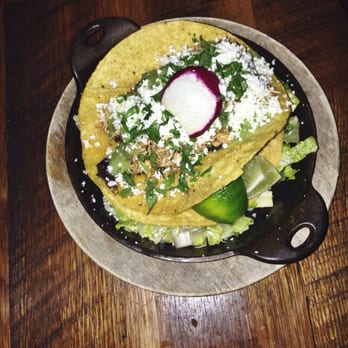 Bakersfield Mass Ave - Chicken Chorizo Tostada - Bars Near Me - Indianapolis, Indiana