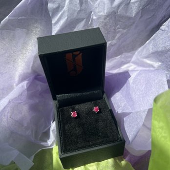 Fancy Pants Jewelers - White Gold Ruby Studs - Jewelry Near Me - Tacoma, Washington Fancy Pants Jewelers - White Gold Ruby Studs - Jewelry Near Me - Tacoma, Washington