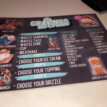 Cravings Ice Cream - Menu - Ice Cream & Frozen Yogurt Near Me - Bellflower, California Cravings Ice Cream - Menu - Ice Cream & Frozen Yogurt Near Me - Bellflower, California