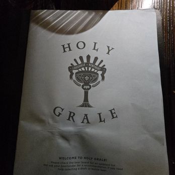 Holy Grale - Menu - Beer Gardens Near Me - Louisville, Kentucky Holy Grale - Menu - Beer Gardens Near Me - Louisville, Kentucky