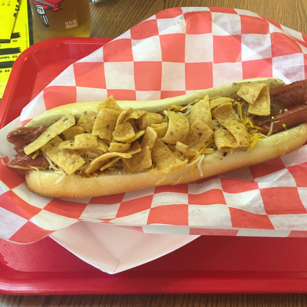 Cheese Dawgs - Chili crunch footlong! Hi the spot - Hot Dogs Near Me - Bristol, Pennsylvania Cheese Dawgs - Chili crunch footlong! Hi the spot - Hot Dogs Near Me - Bristol, Pennsylvania