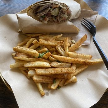 King Tut - Tut wrap (Beef shawarma) - Egyptian Near Me - Brecksville, Ohio