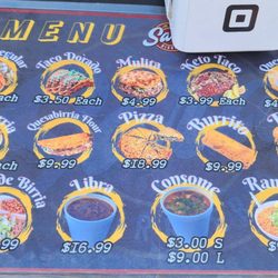 Sara's Birrieria - Menu