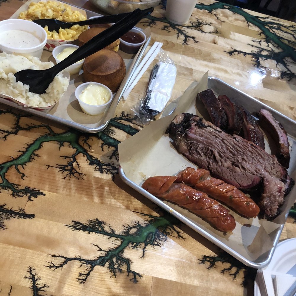 Hog Wild Bar-B-Que - The Hangtown Sampler With Any 3 Meats - Barbeque Near Me - Placerville, California Hog Wild Bar-B-Que - The Hangtown Sampler With Any 3 Meats - Barbeque Near Me - Placerville, California