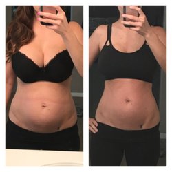 Week 1 vs. Week 4 - I average about 5 classes per week at Body Rituals