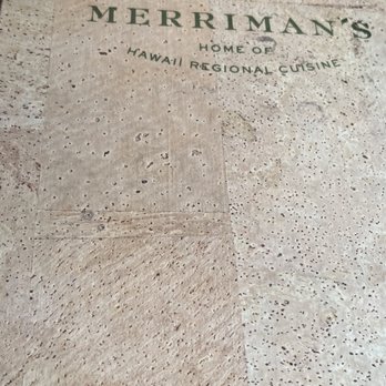 Merriman's - 8/31/23 Menu - Hawaiian Near Me - Kamuela, Hawaii