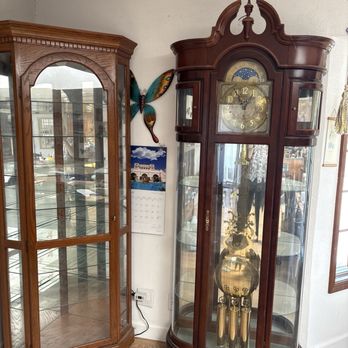 Moving with Grace - Curio cabinet and grandfather cloth - Movers Near Me - Woodland, California
