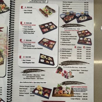 Sapporo Sushi - Menu as of Dec 2024 - Japanese Near Me - San Marcos, California