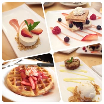Prince Tea House - tofu cheesecake, strawberry waffle, Mille-feuille, Apple crumble - Tea Rooms Near Me - Flushing, New York