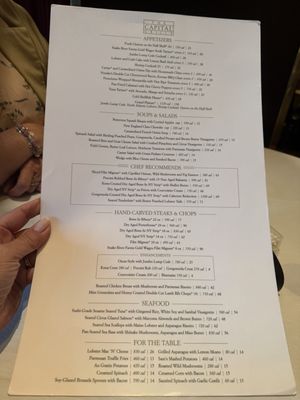 Menu photo 2 The Capital Grille Tampa, FL Menu photo 2 The Capital Grille Tampa, FL