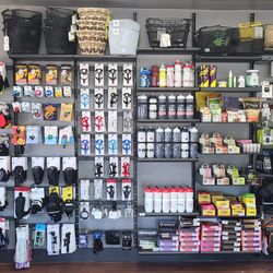 Trek Bike Shop of Stuart - Water bottle cages, bottles, bags, baskets, hydration and nutrition items in stock.