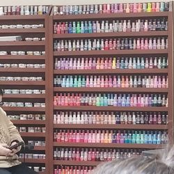 Tropical Nails & Spa - Wall of polish
